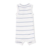 Vintage Stripe Henley Romper