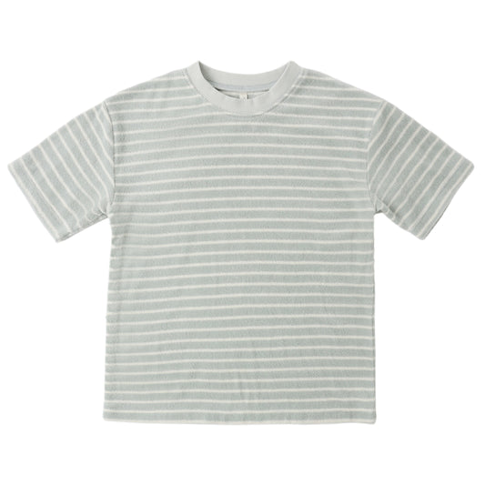 Striped t-shirt on a white background