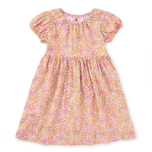 Floral dress on a white background