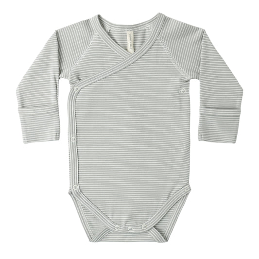 Sage Micro Stripe Bodysuit