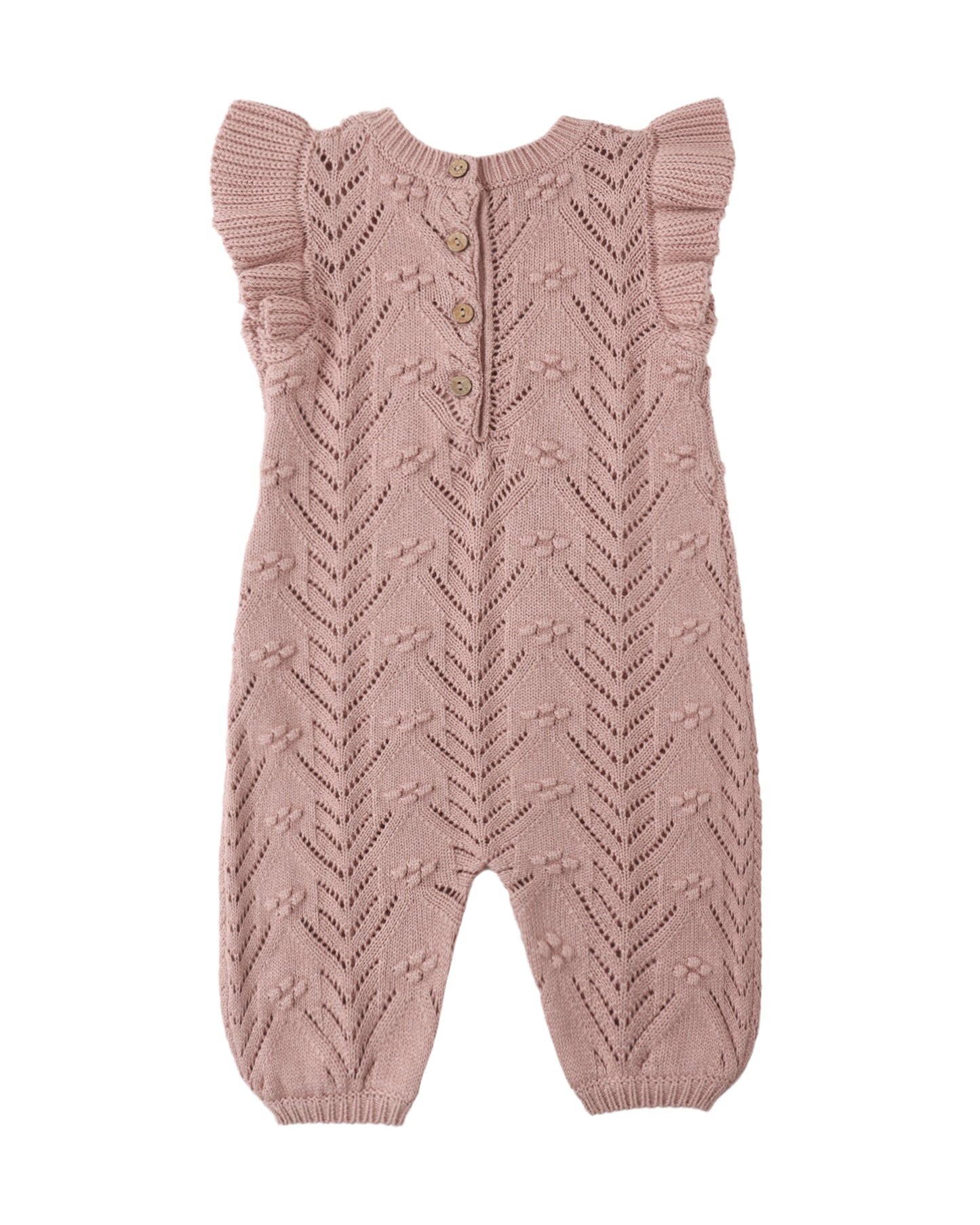 Mauve Mira Knit Romper