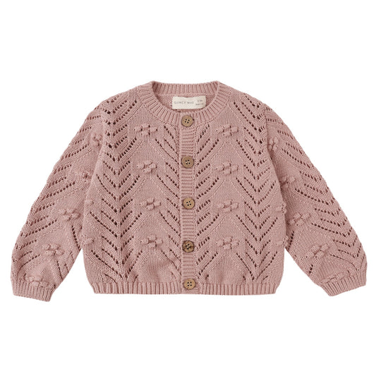 Mauve Knit Cardigan