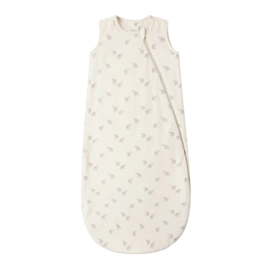 Baby sleeping bag with elephant pattern
