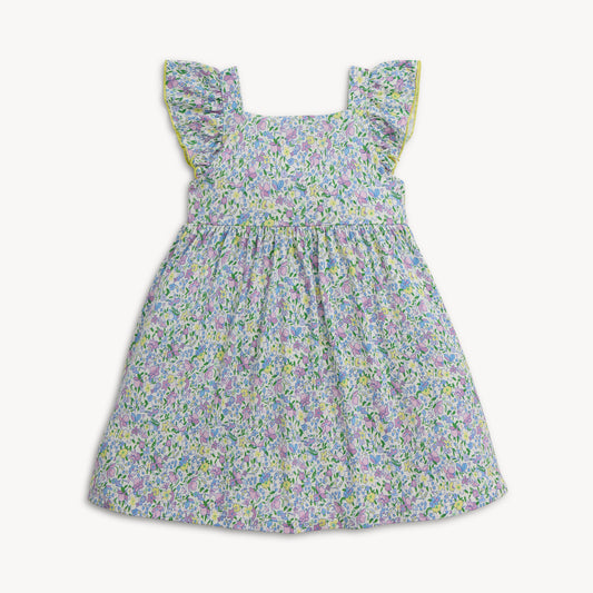 Floral dress on a white background