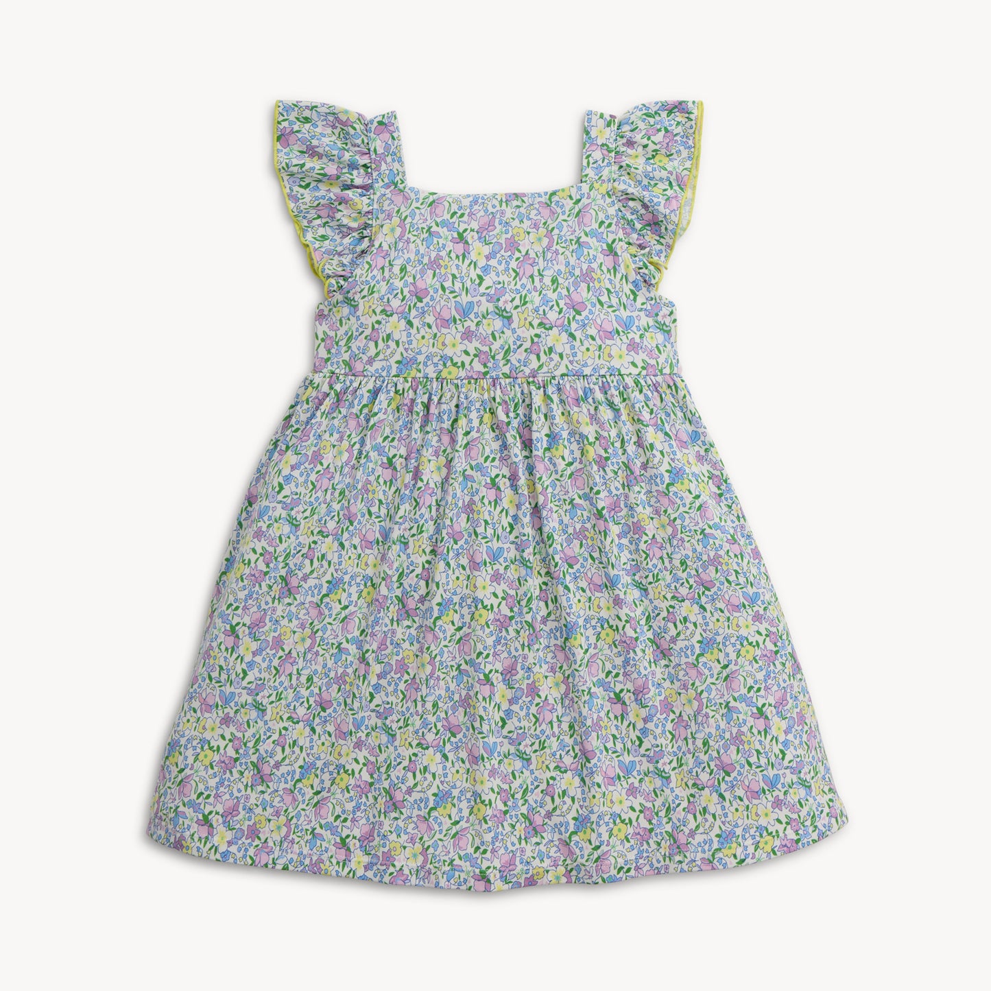 Floral dress on a white background