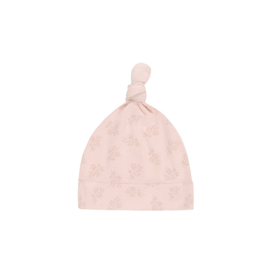 Pink Blossom Knotted Hat