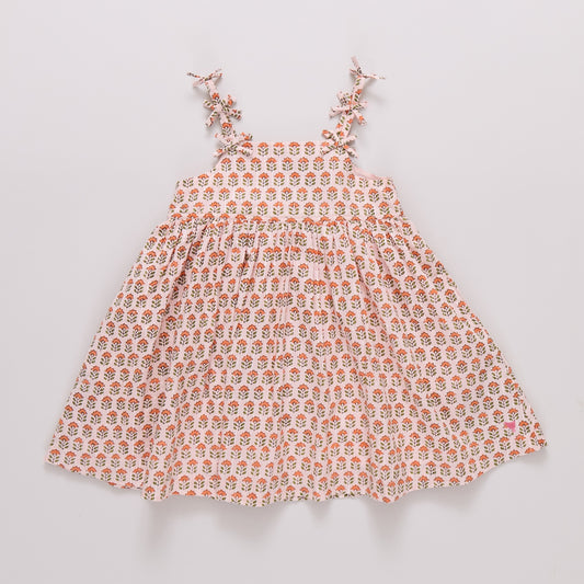 Pink Prairie Block Tia Dress