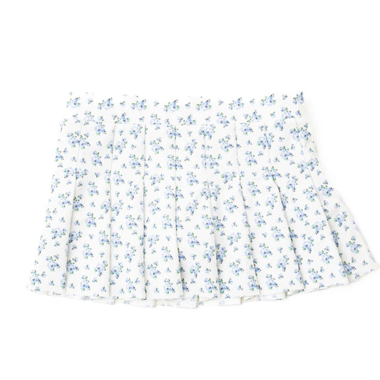 Floral patterned skirt on a white background