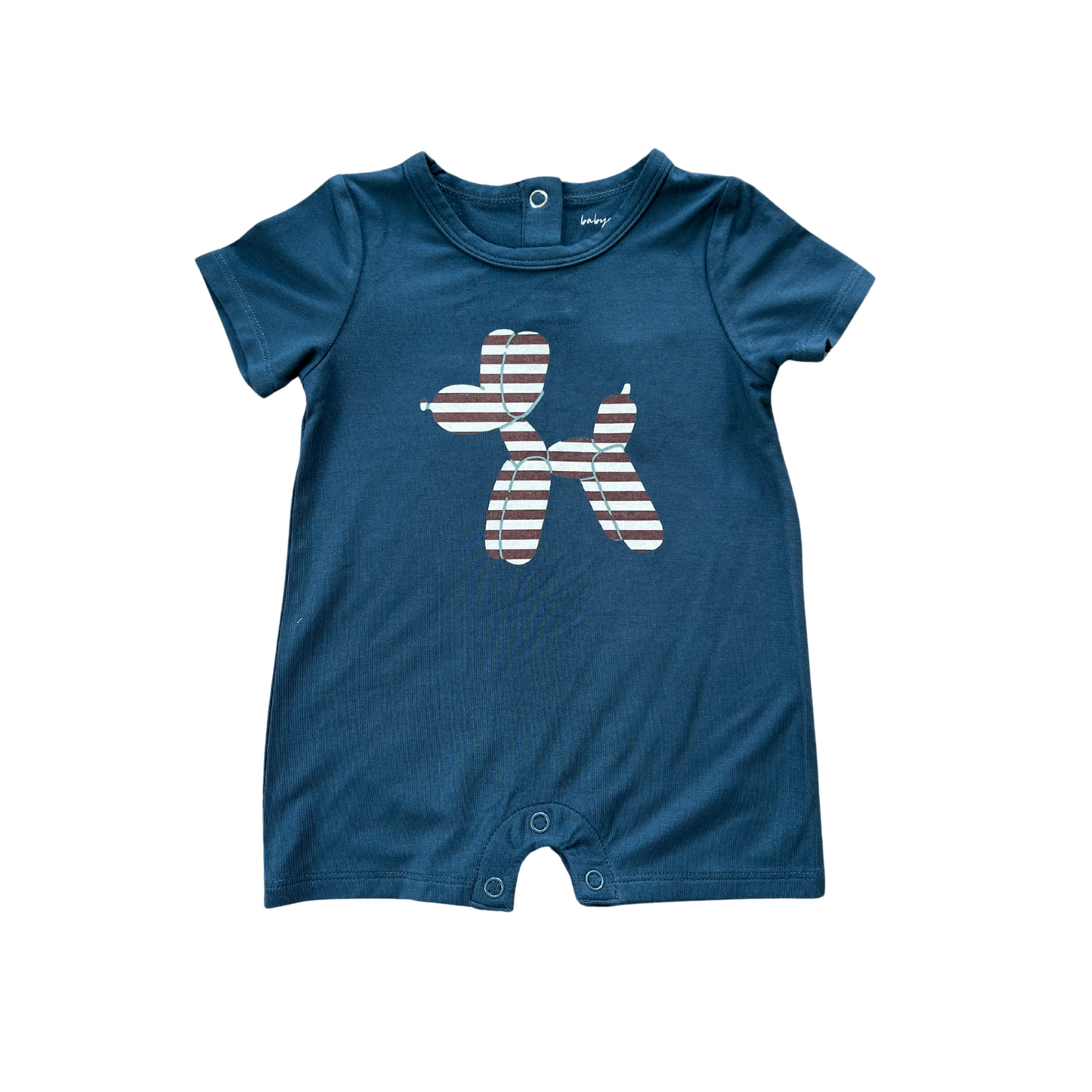 Americana Balloon Dog Romper