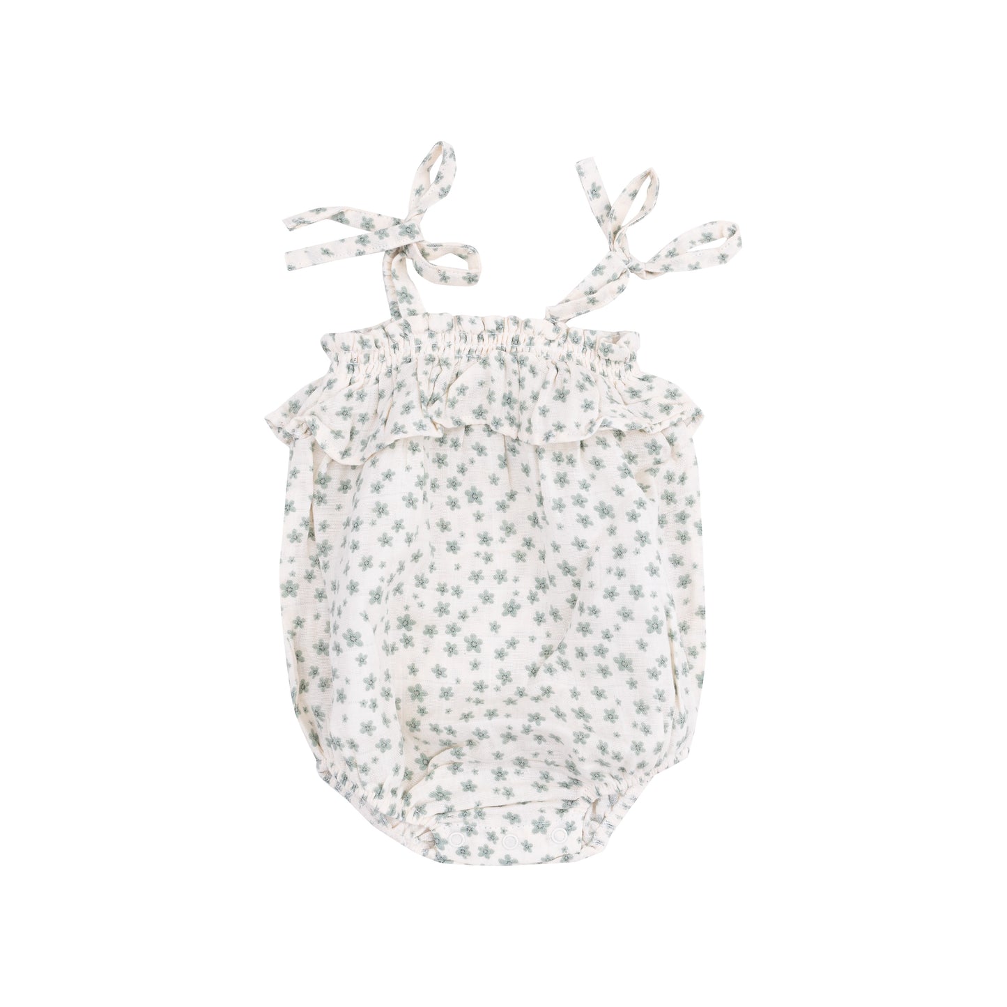 Jadeite Floral Ruffle Bubble