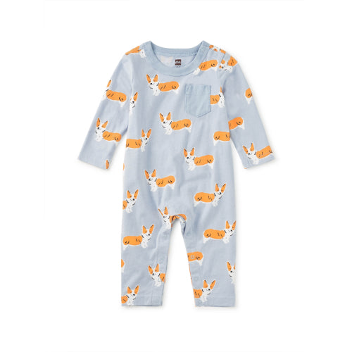 Cutie Corgis Pocket Romper