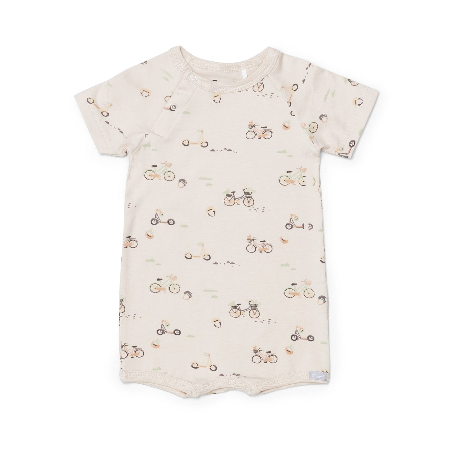 Cream Bikes Romper
