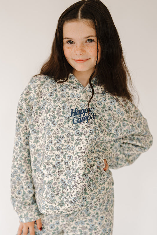 Dusty Blue Garden Hoodie