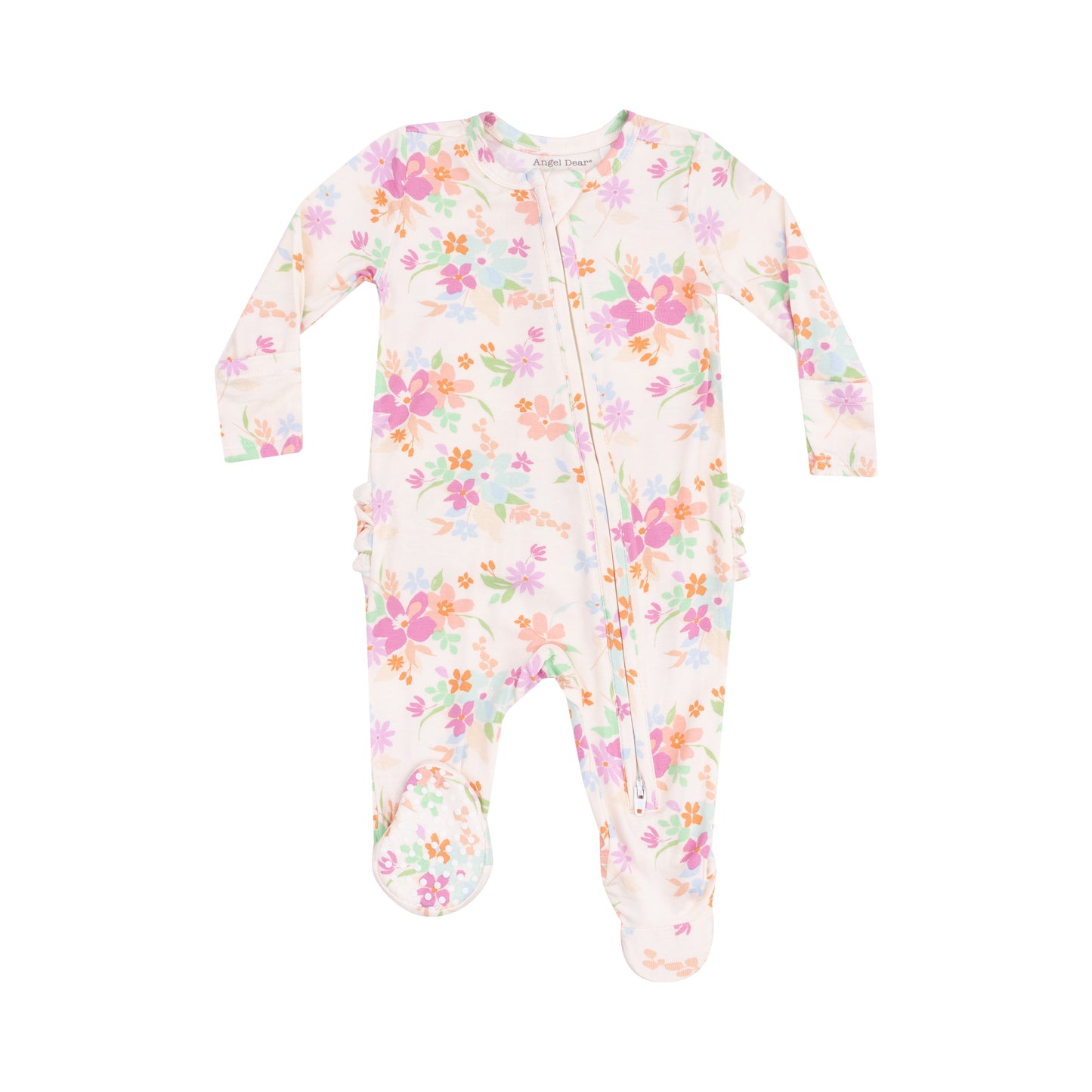 Posy Ruffle Zip Footie
