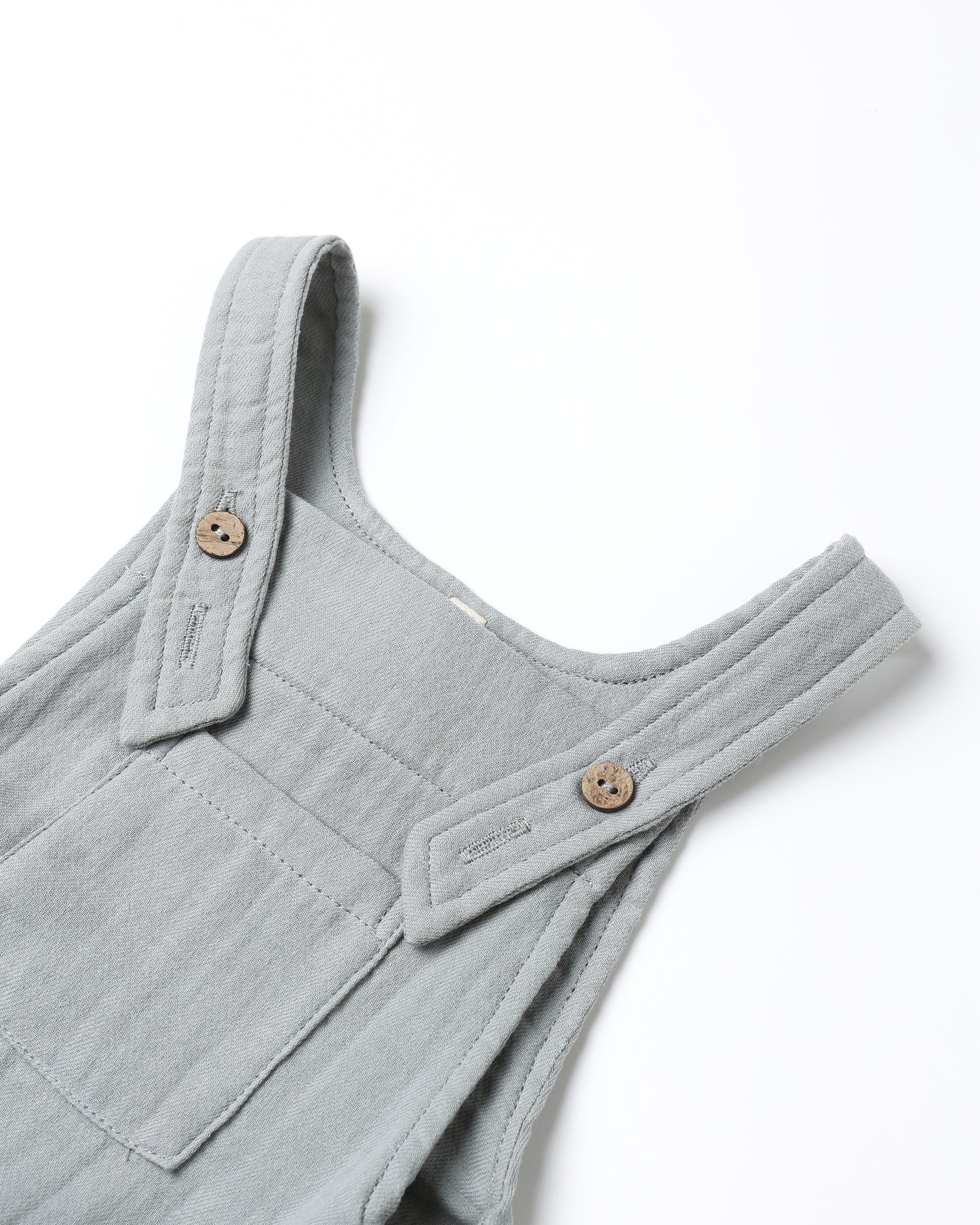 Steel Blue Baby Overalls