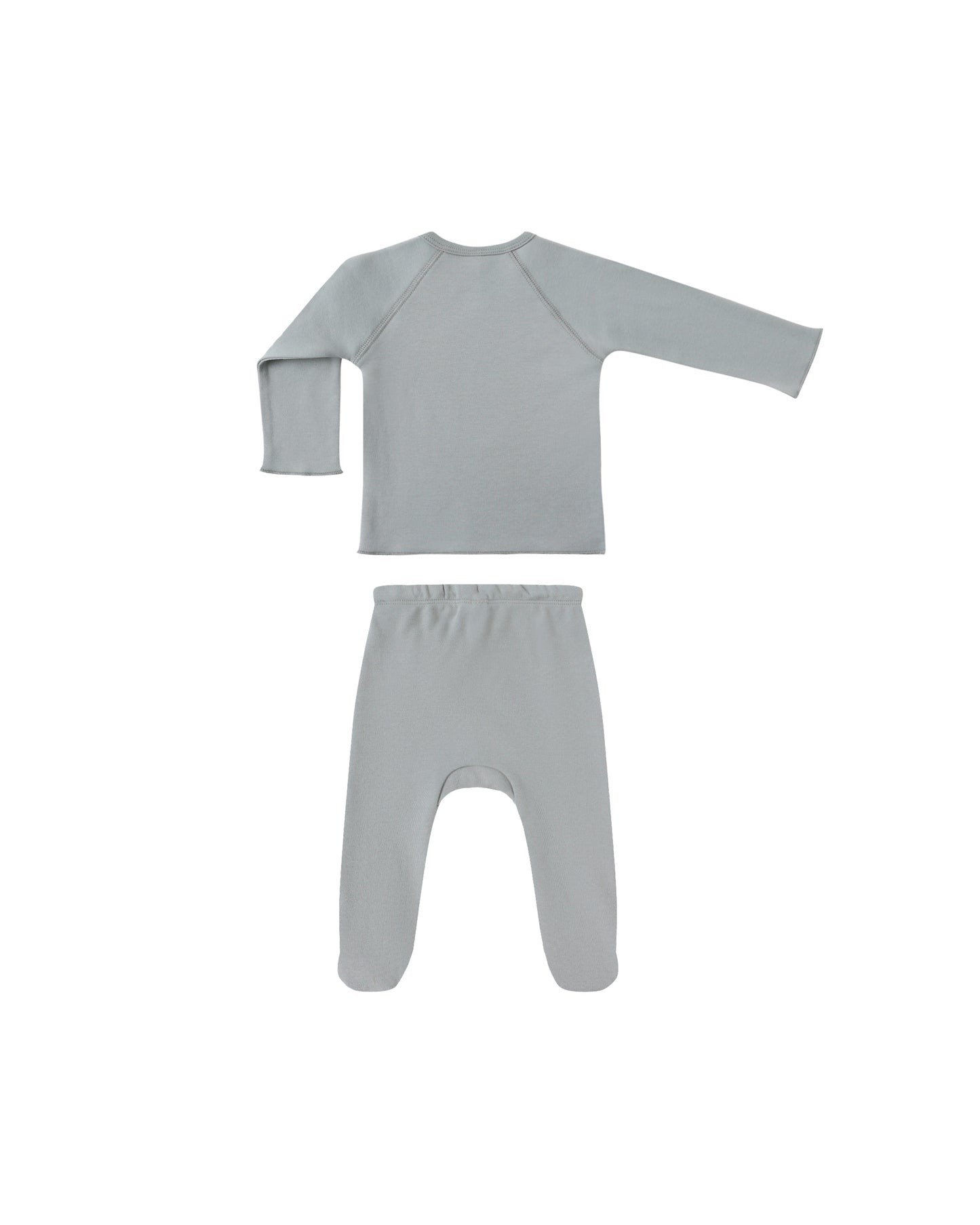 Steel Blue Wrap Top Set
