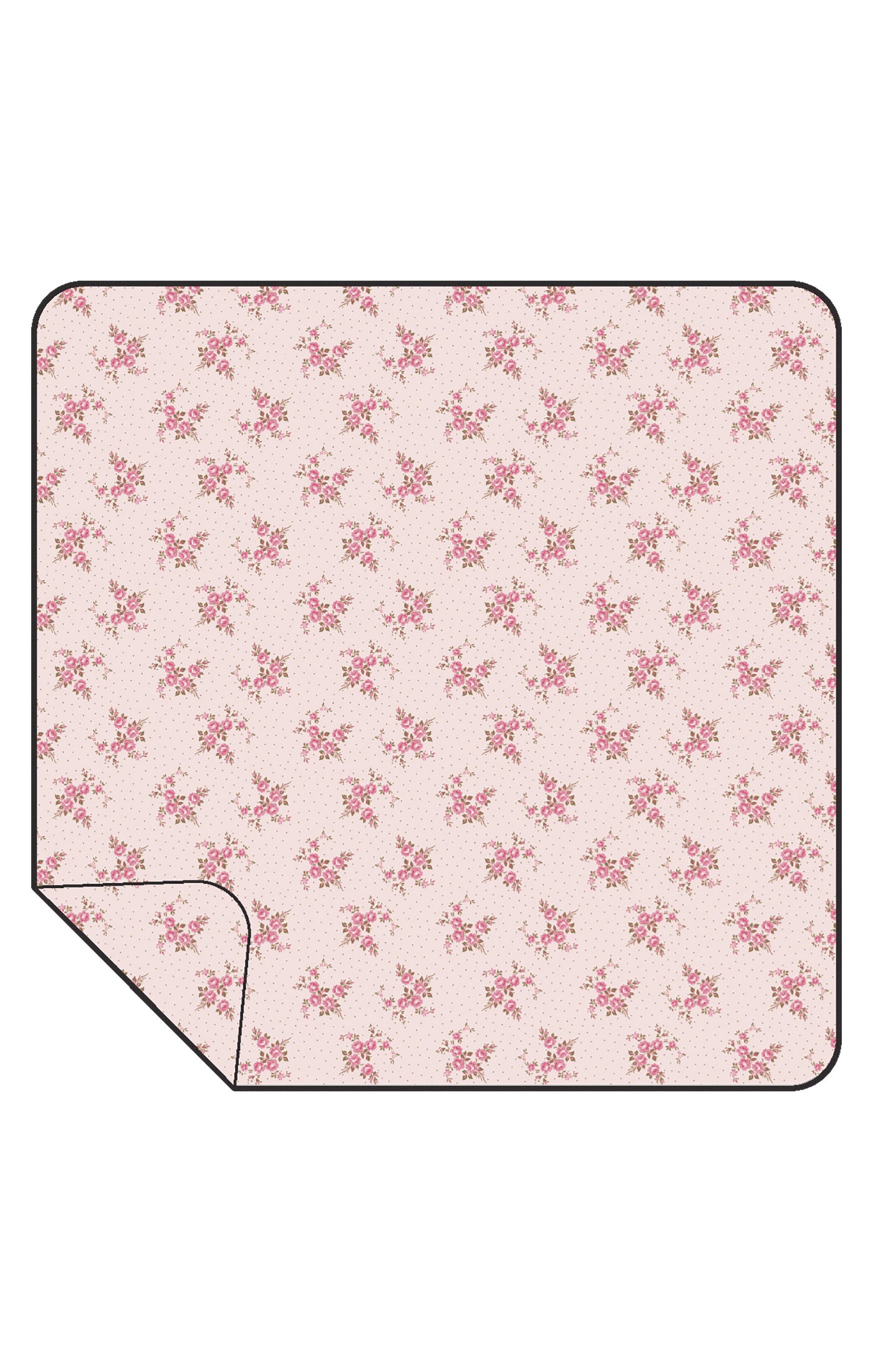 Belle Rosette Dot Swaddle Blanket