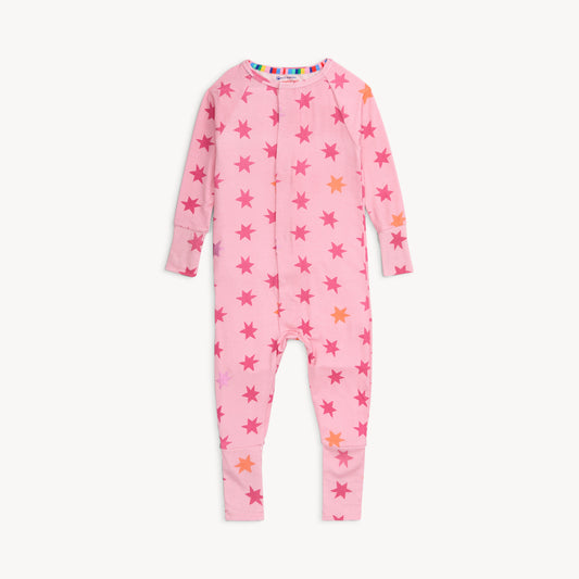 Pink Cosmic Confetti Convertible Romper