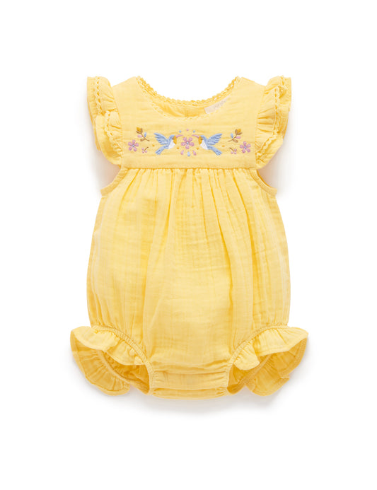 Yellow Ruffle Bubble