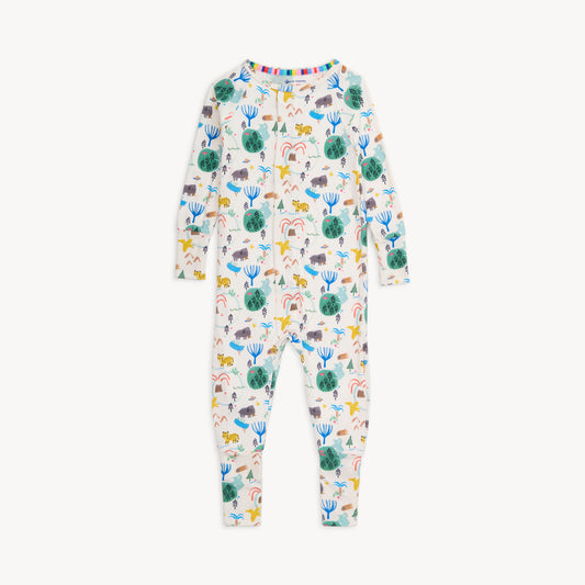 Wooly Jurassic Convertible Romper
