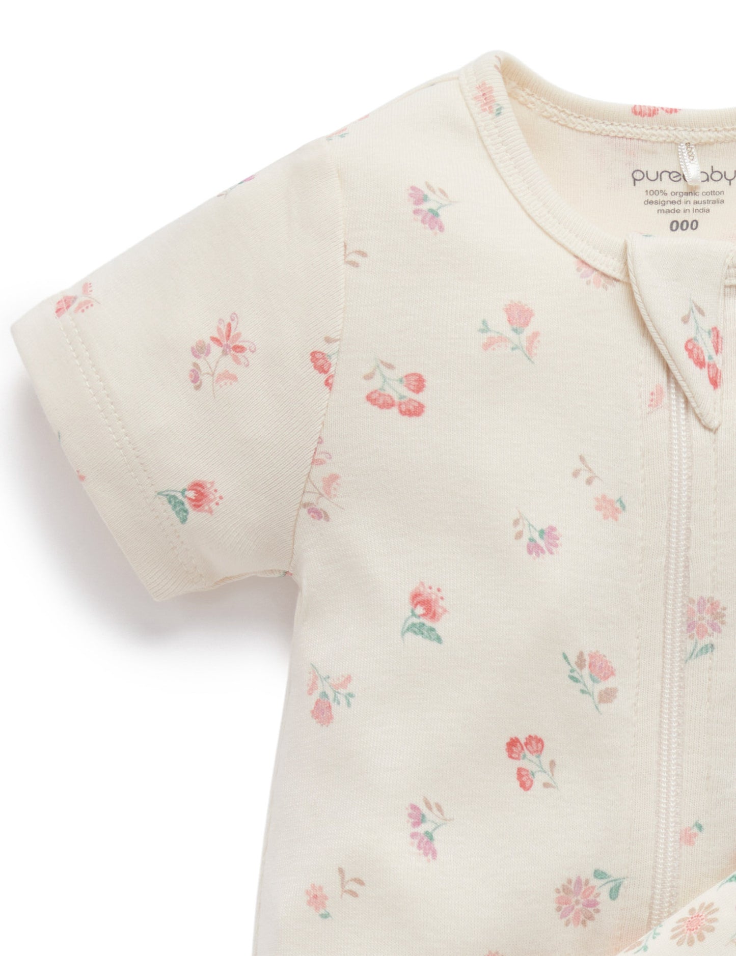 Emilia Floral Zip Romper