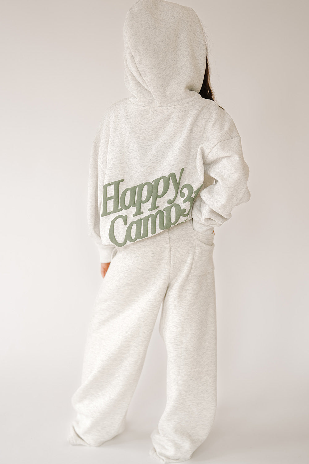 Heather Gray Puff Sweatpants