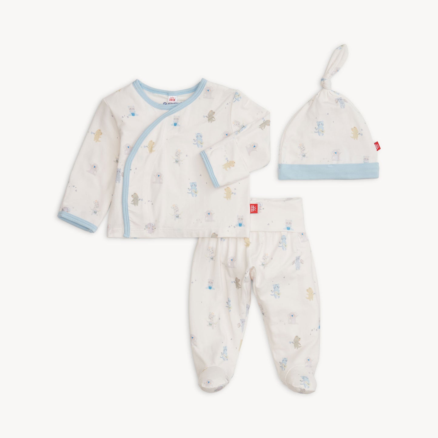 Blue Baby Beats Kimono Set