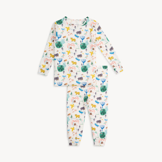 Wooly Jurassic Pajama Set