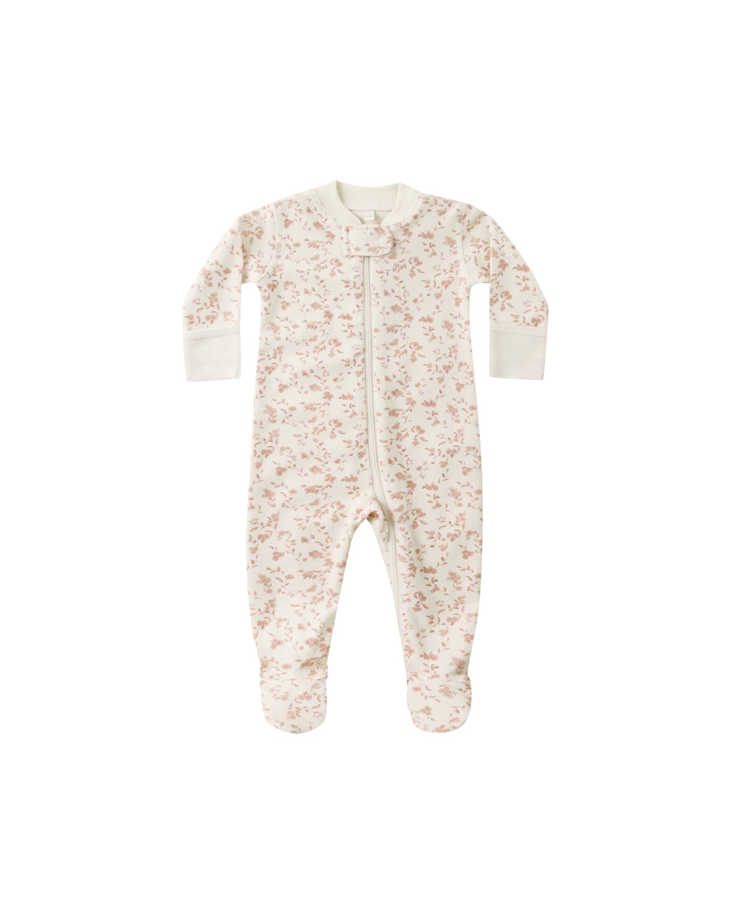 French Garden Zip Footie