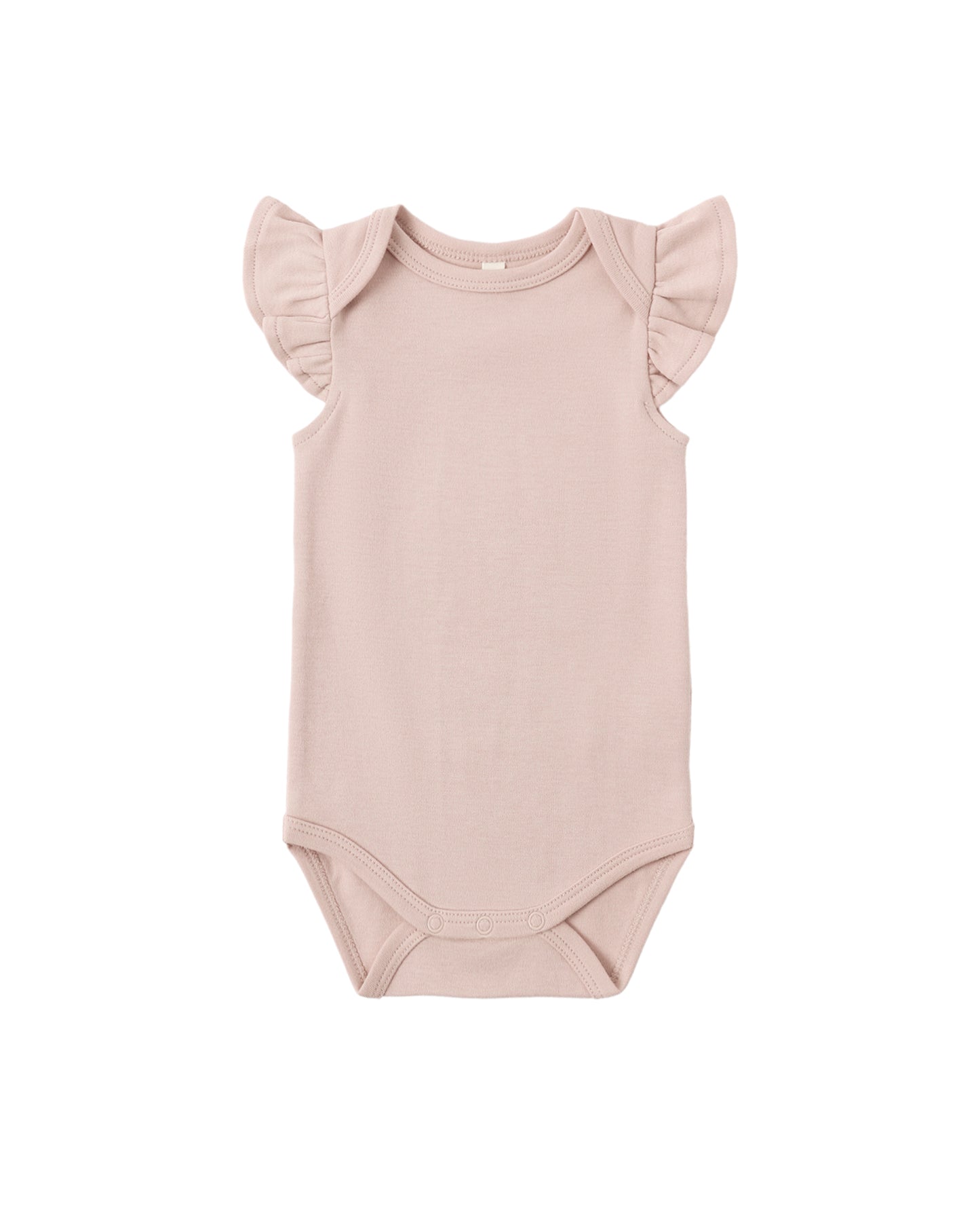 Blush Flutter Sleeve Onesie