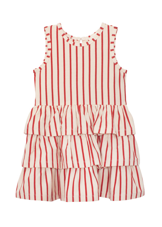 Terracotta Stripe Dress