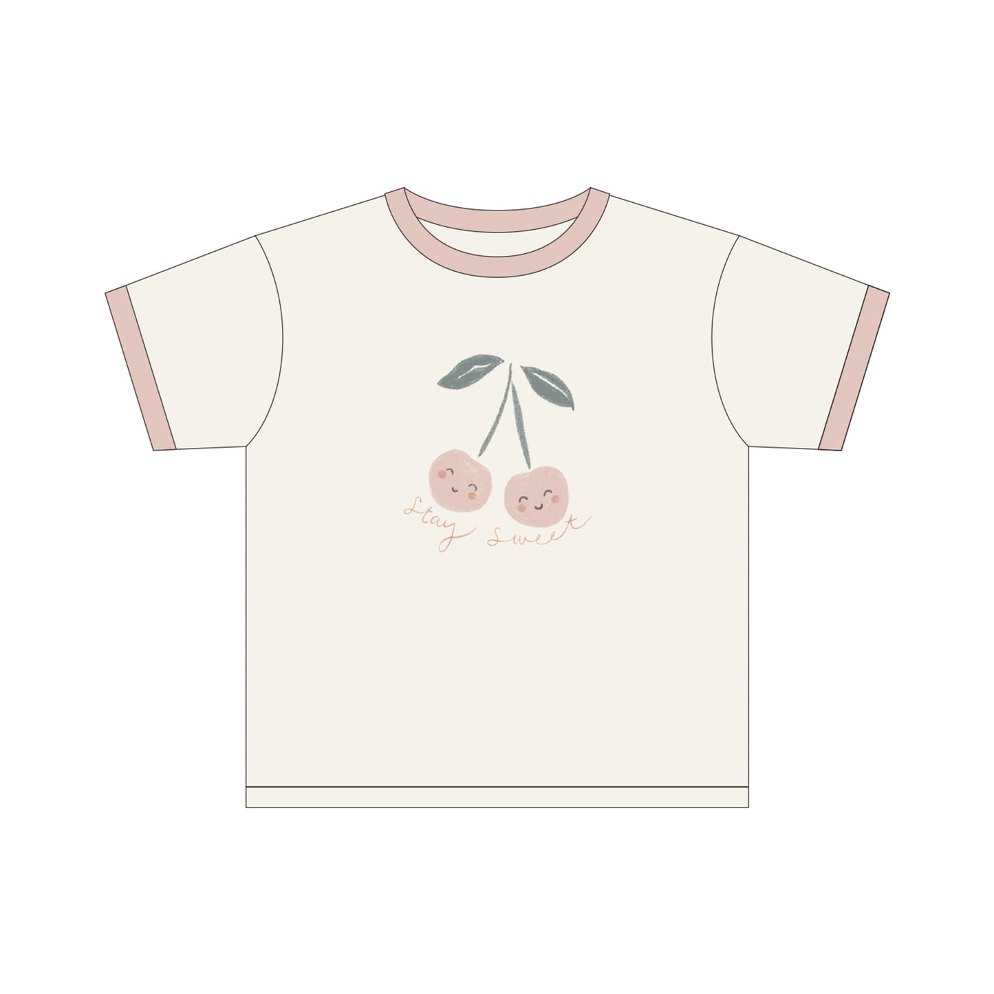 Sweet Cherry Ringer Tee
