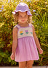 Lilac Tulip Crochet Dress