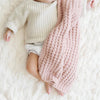 Waffle Knit Mini Blanket 191 GIFT BABY Saranoni