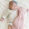 Waffle Knit Mini Blanket 191 GIFT BABY Saranoni