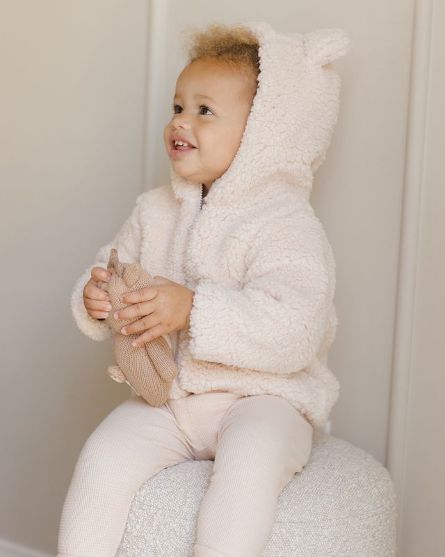 Antique Pink Bear Jumpsuit
