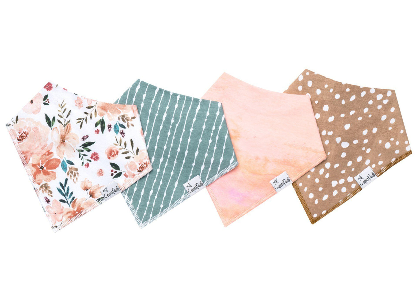 Bib Set Bibs Copper Pearl Autumn (Fall Floral)