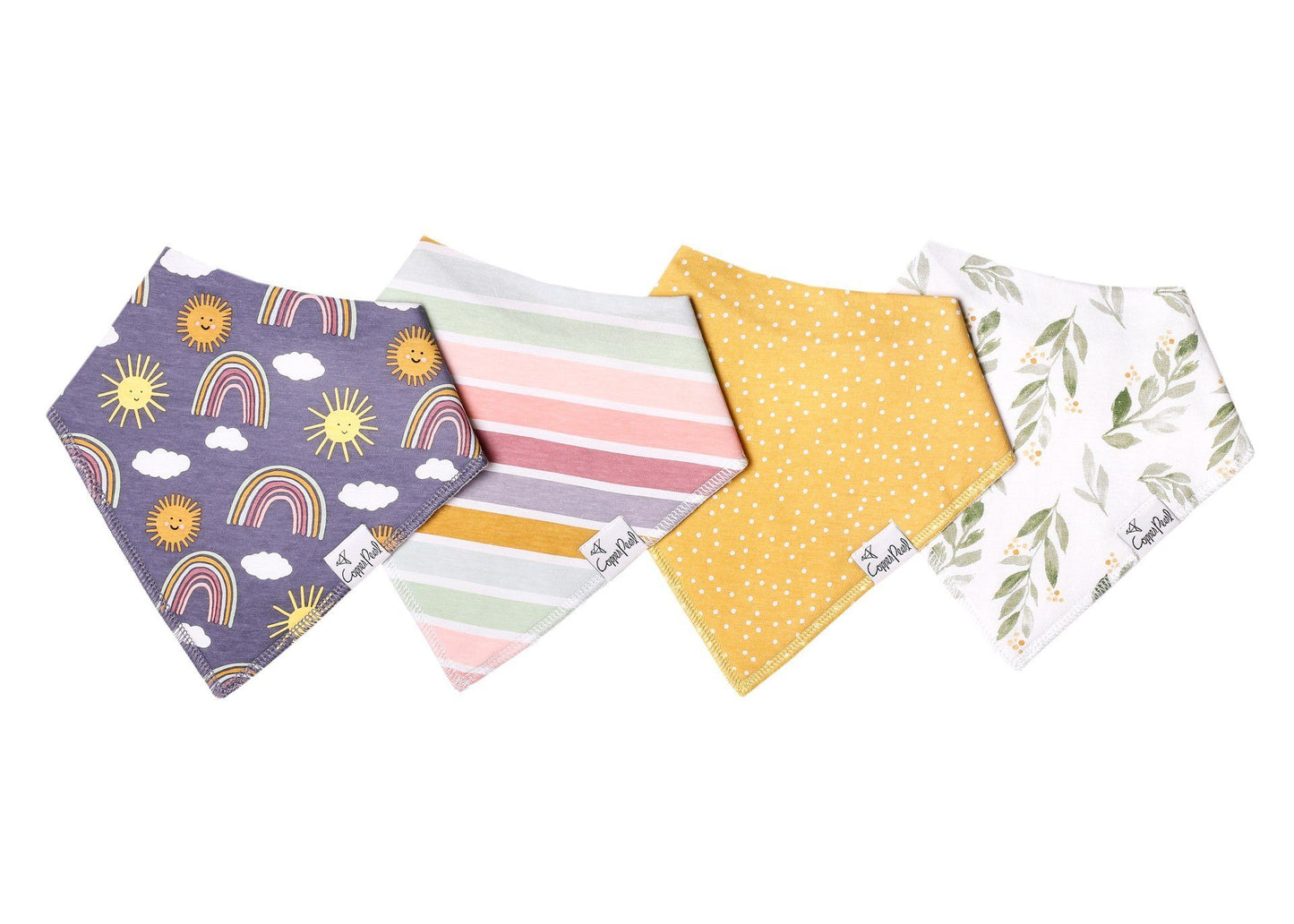 4 Pack Bib Set Bibs Copper Pearl Hope (Rainbow)