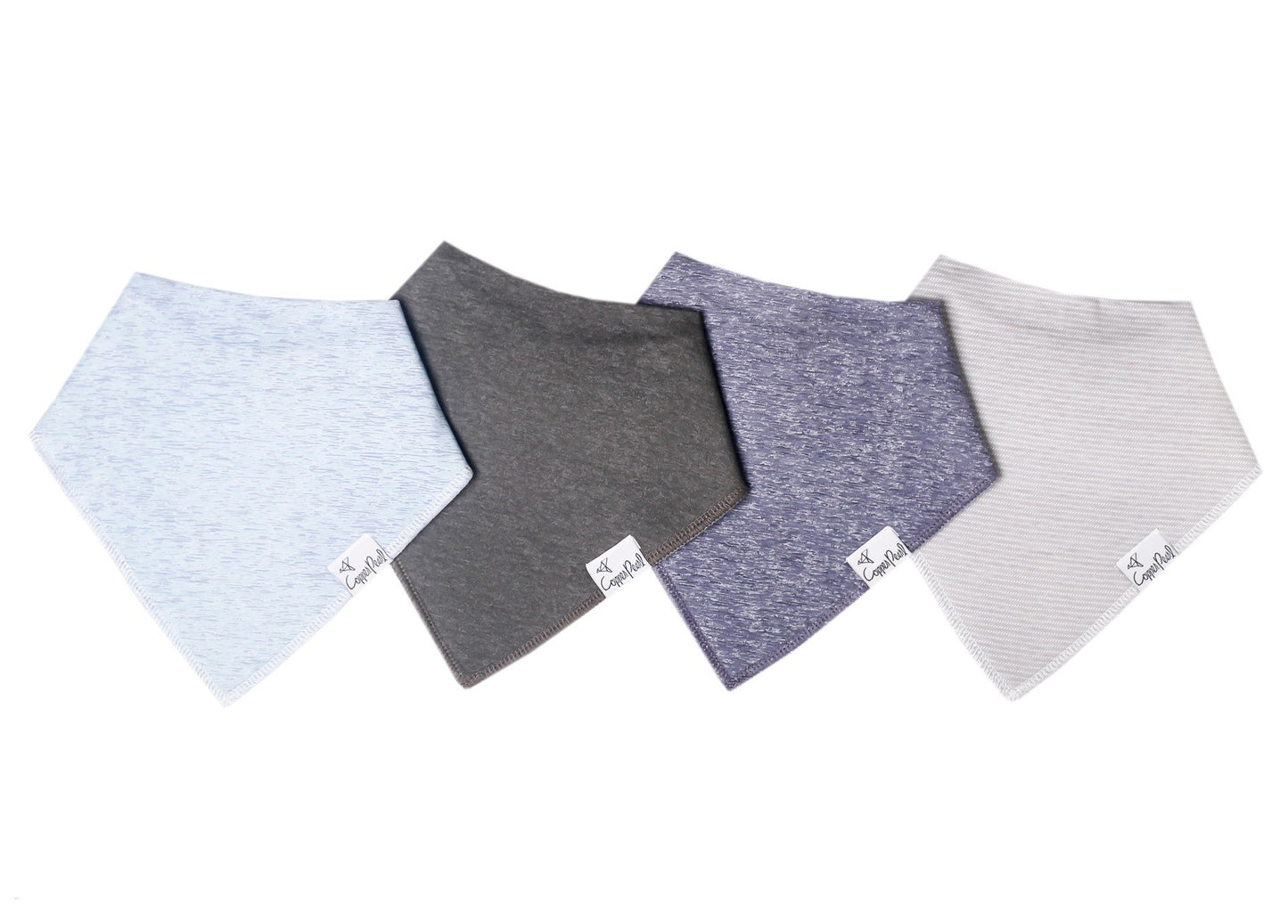 Bib Set Bibs Copper Pearl Lennon (Blue/Grey)