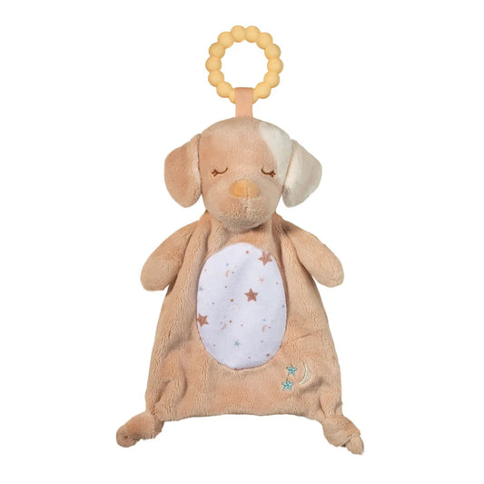 Auggie Tan Puppy Teether 195 TOYS BABY Douglas Toys