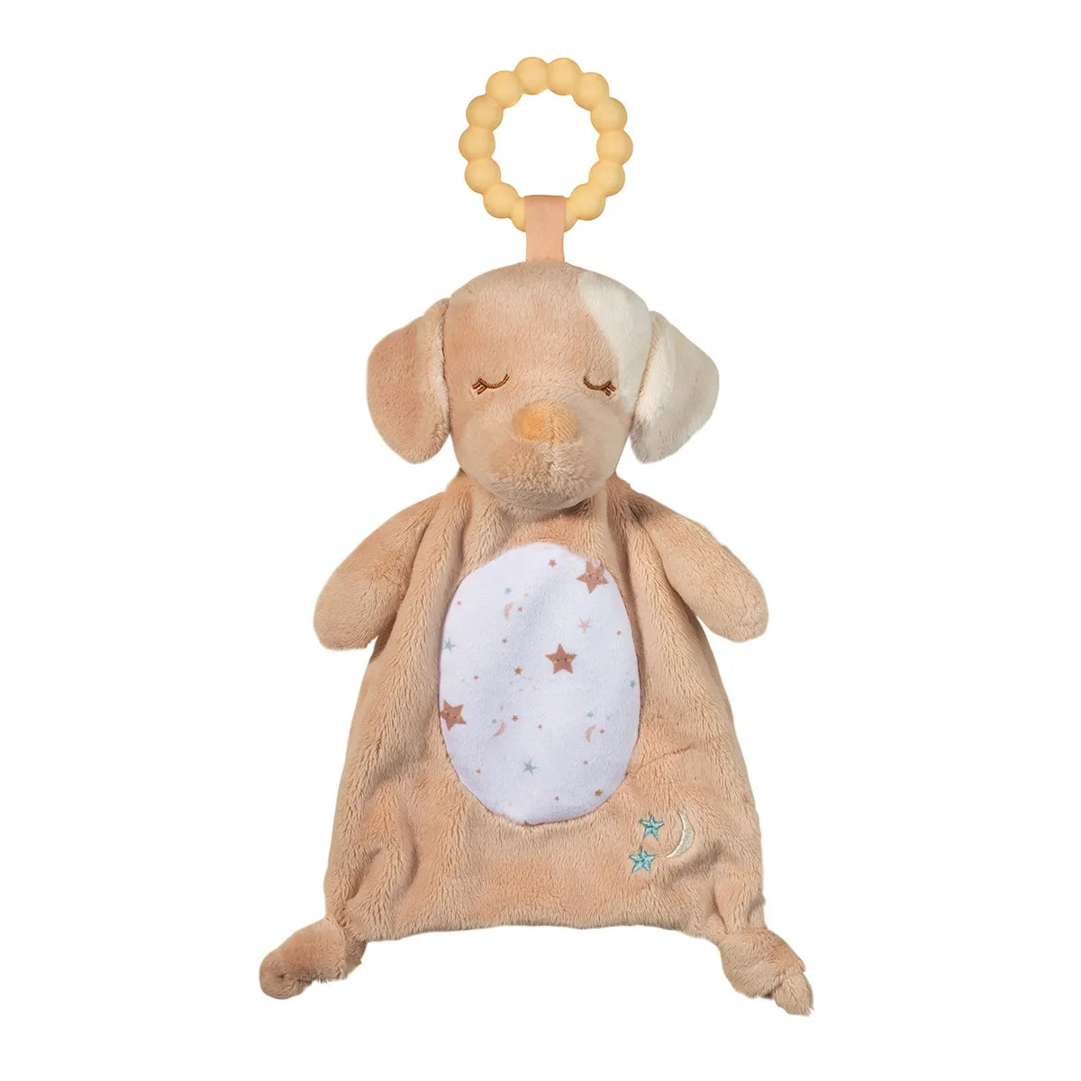 Auggie Tan Puppy Teether 195 TOYS BABY Douglas Toys