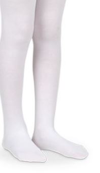 Baby Girl Microfiber Tights 100 ACCESSORIES BABY Jefferies Socks White 0-6m