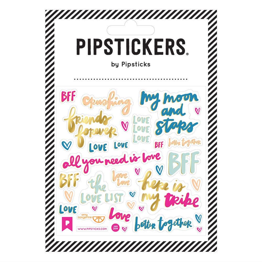 Best Friends Sticker Sheet 192 GIFT CHILD Pipsticks