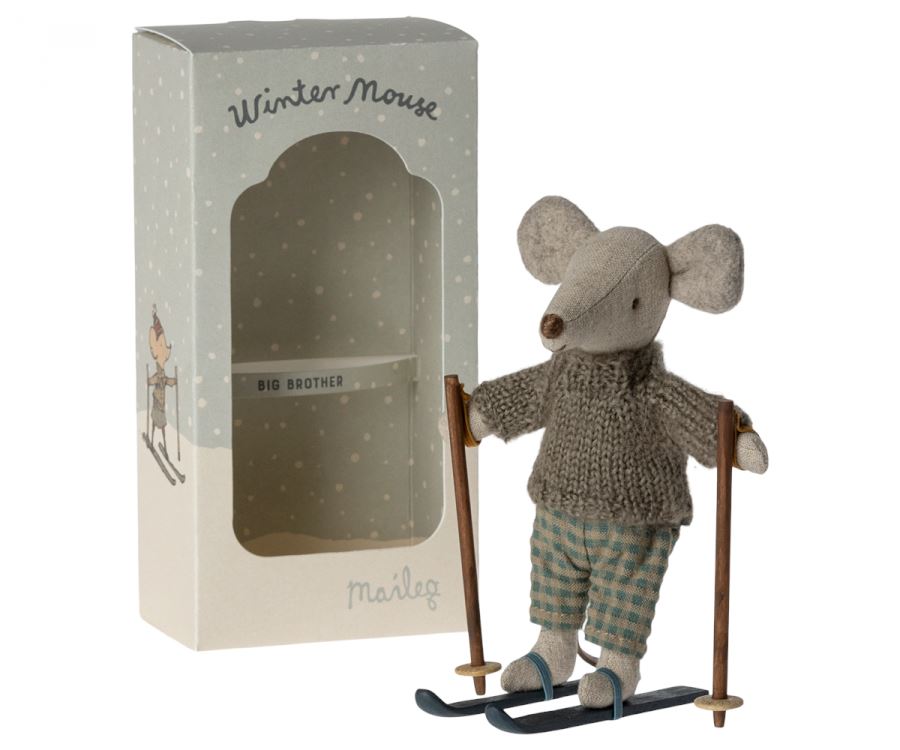 Big Brother Ski Mouse 196 TOYS CHILD Maileg