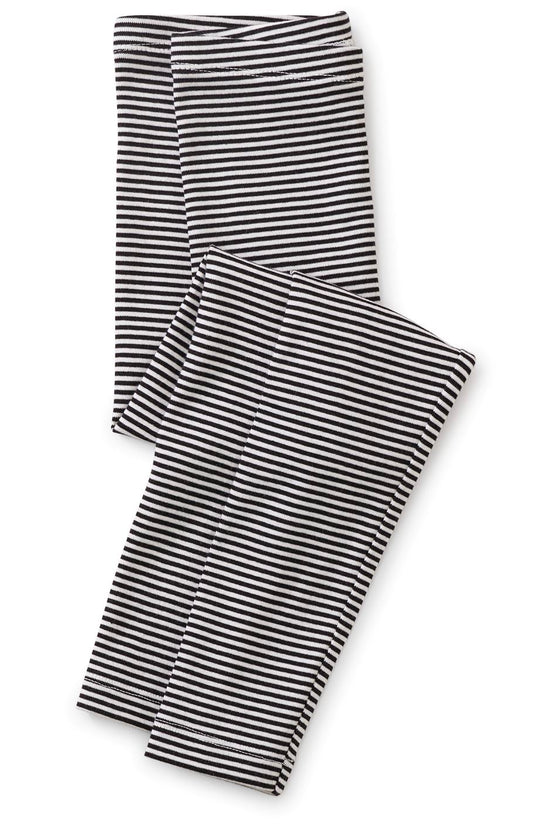 Black Stripe Leggings 150 GIRLS APPAREL 2-8 Tea 