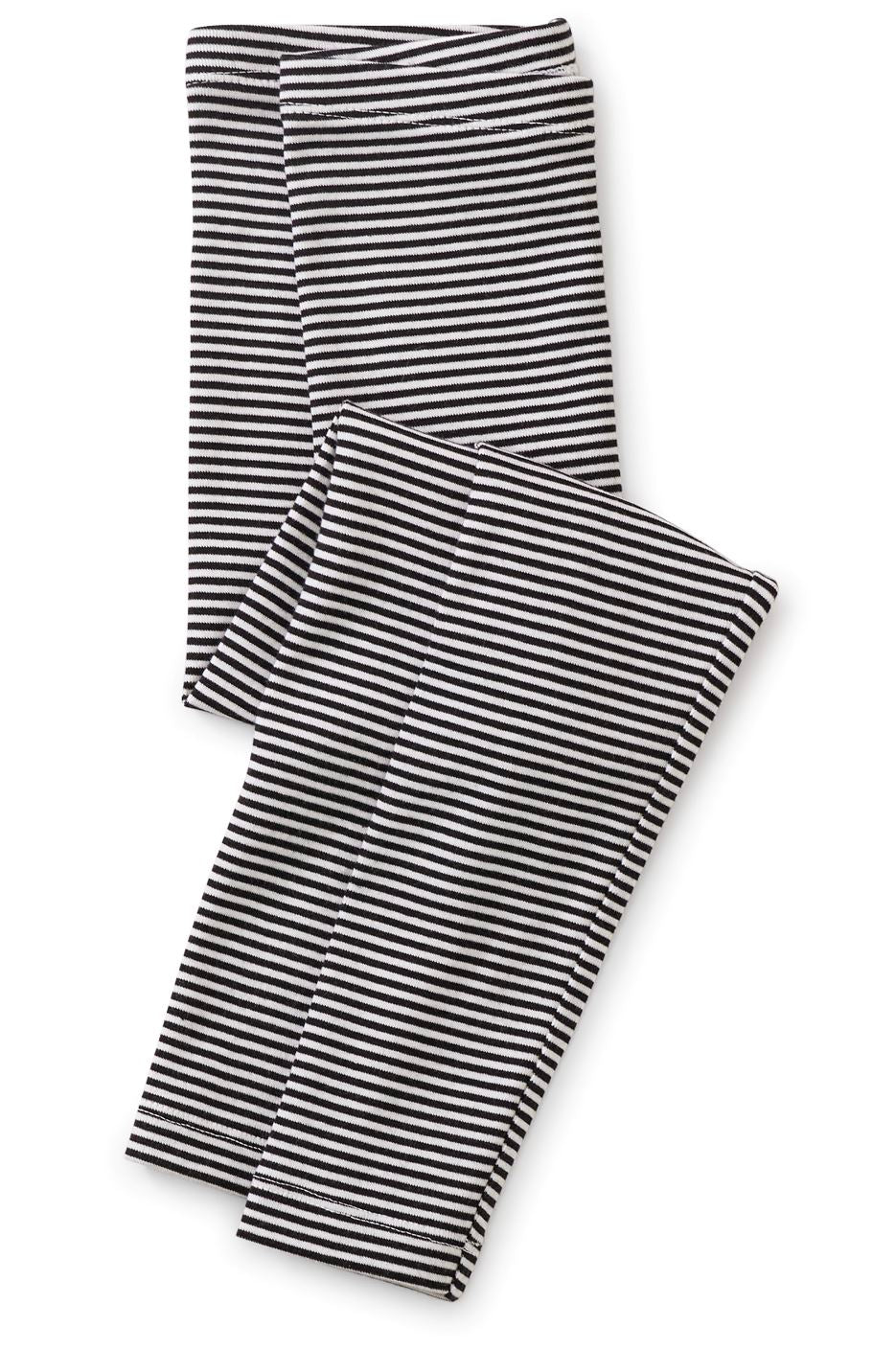 Black Stripe Leggings 150 GIRLS APPAREL 2-8 Tea