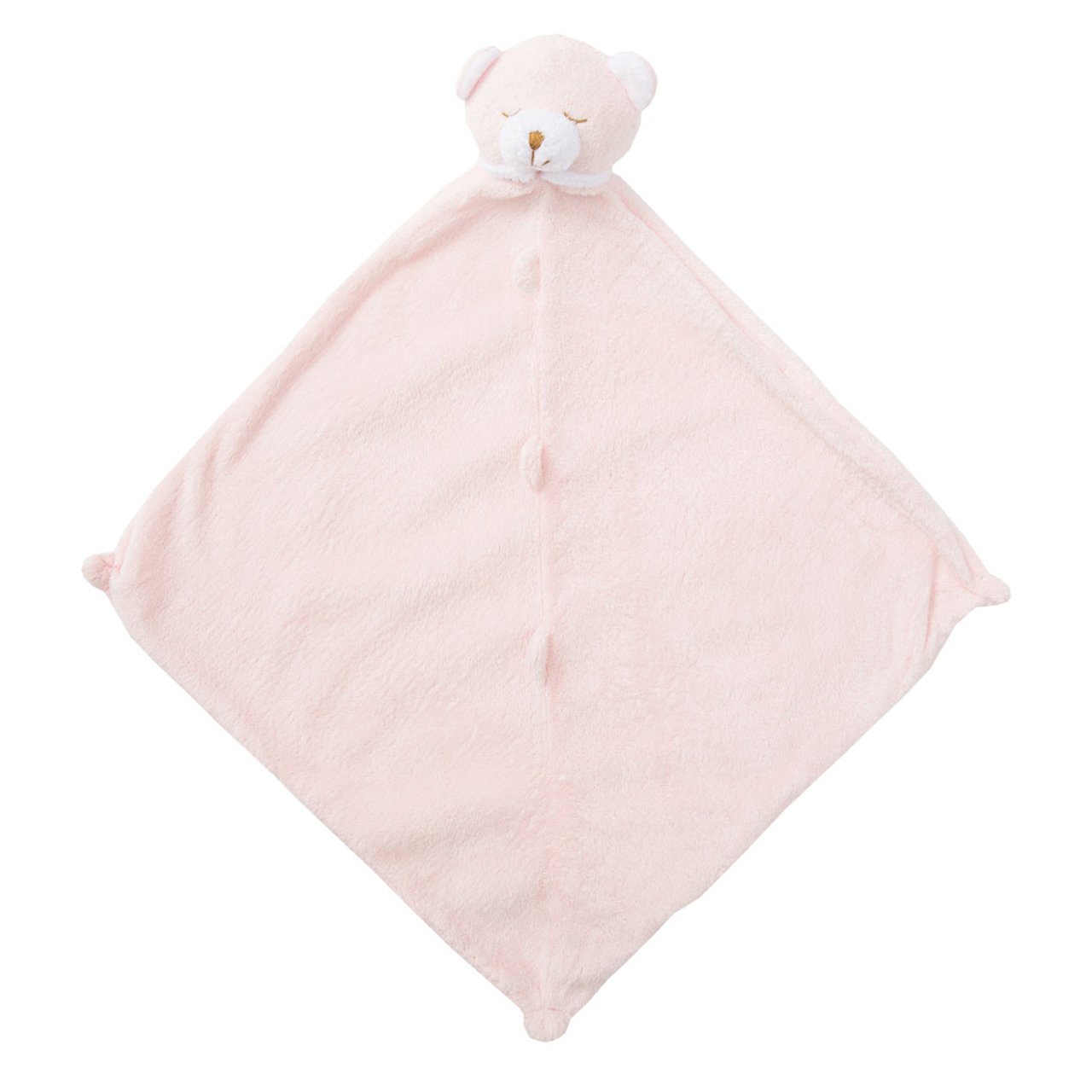 Blankie Lovey Blankies Angel Dear Pink Bear
