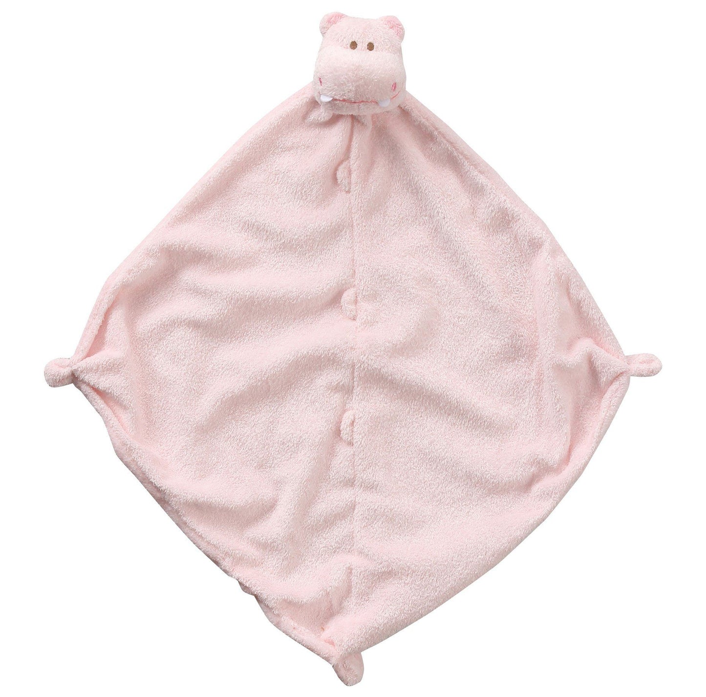 Blankie Lovey Blankies Angel Dear Pink Hippo