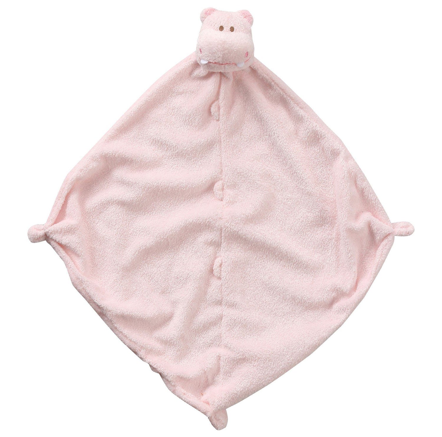 Blankie Lovey Blankies Angel Dear Pink Hippo