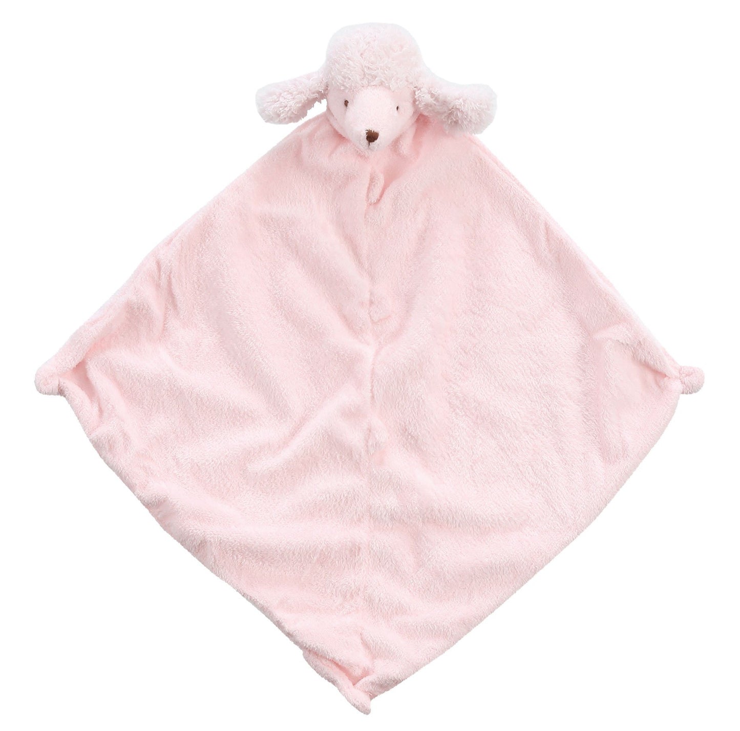 Blankie Lovey Blankies Angel Dear Pink Poodle